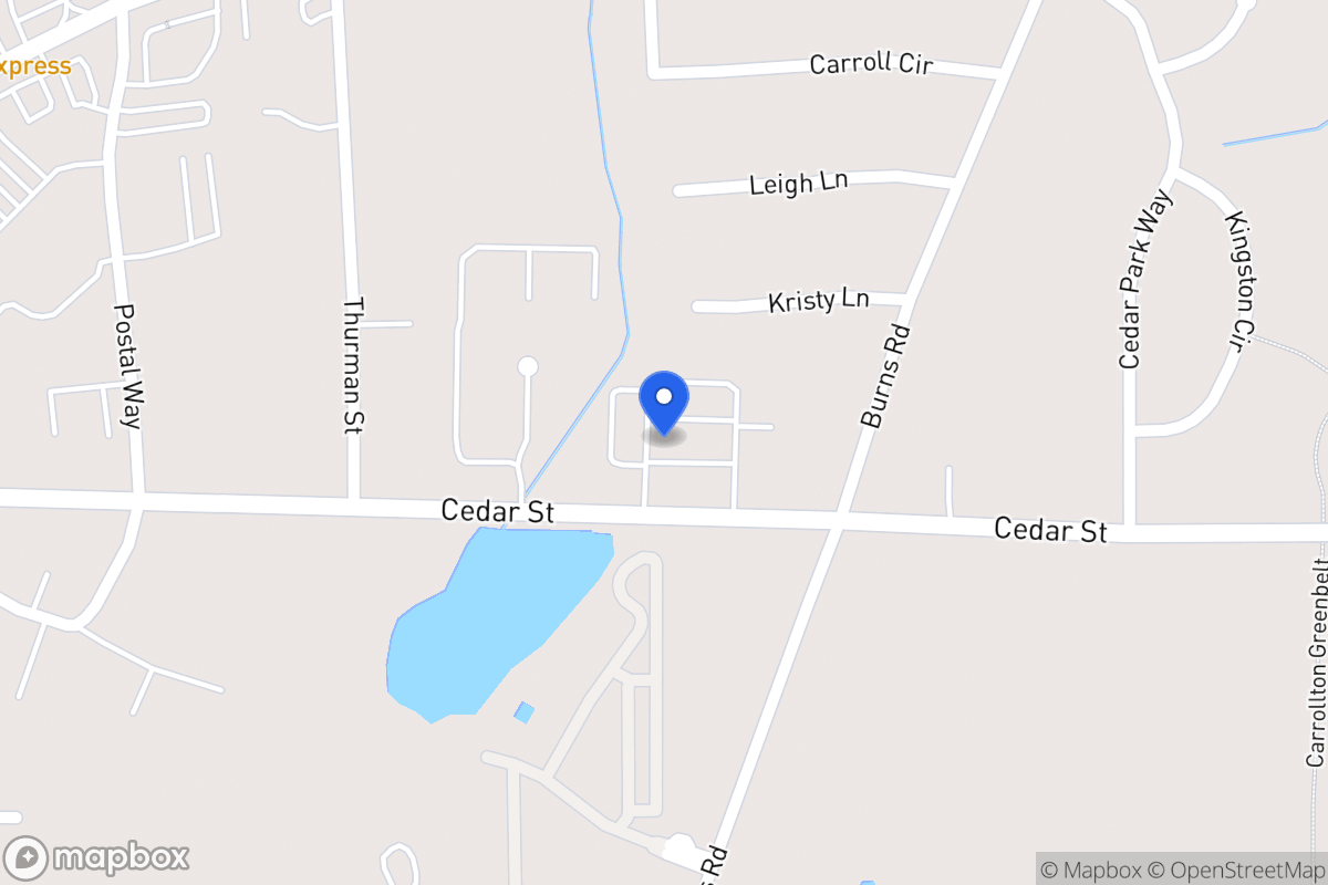 Map of 1170 Cedar St 290