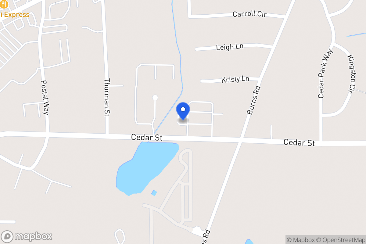 Map of 1170 Cedar St 310