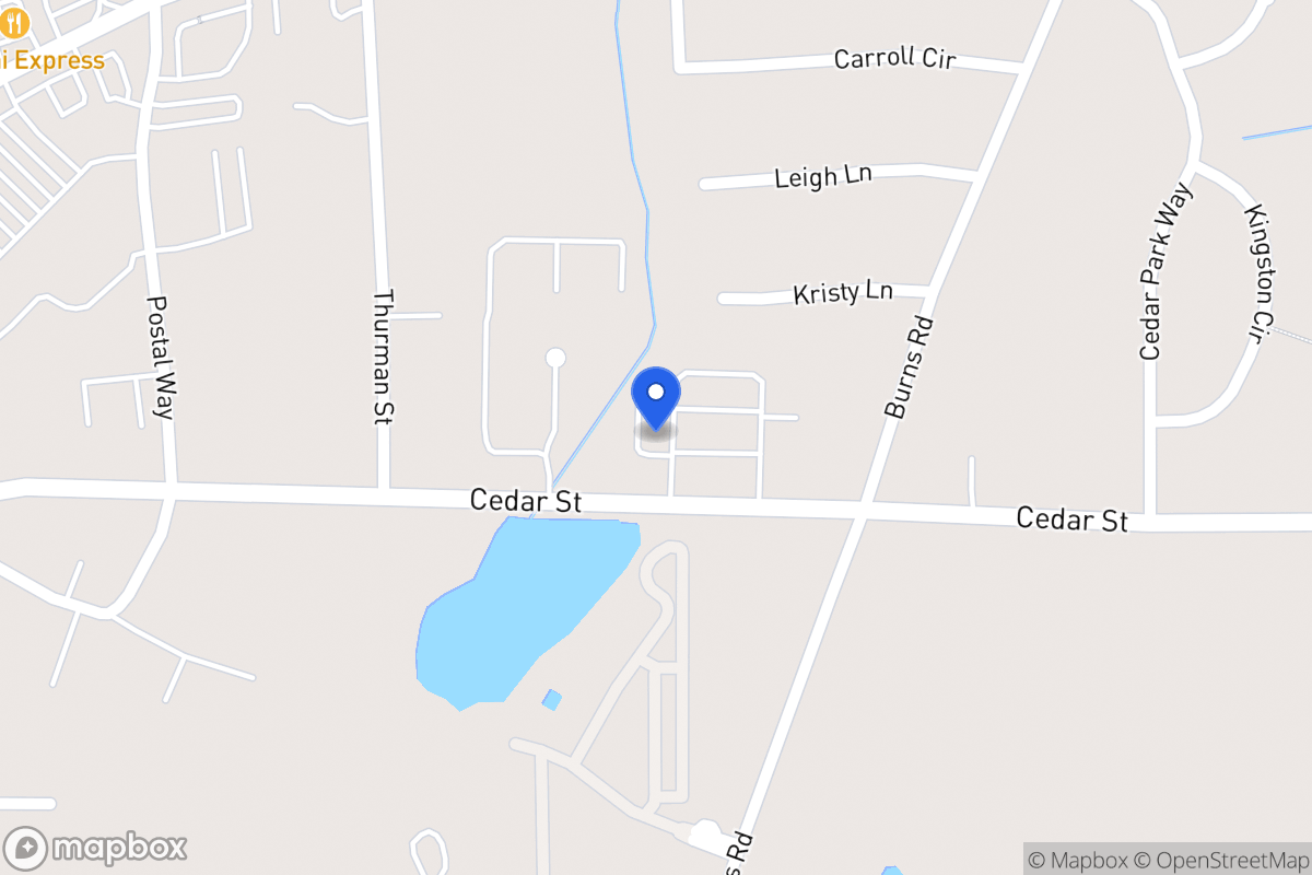 Map of 1170 Cedar St 320