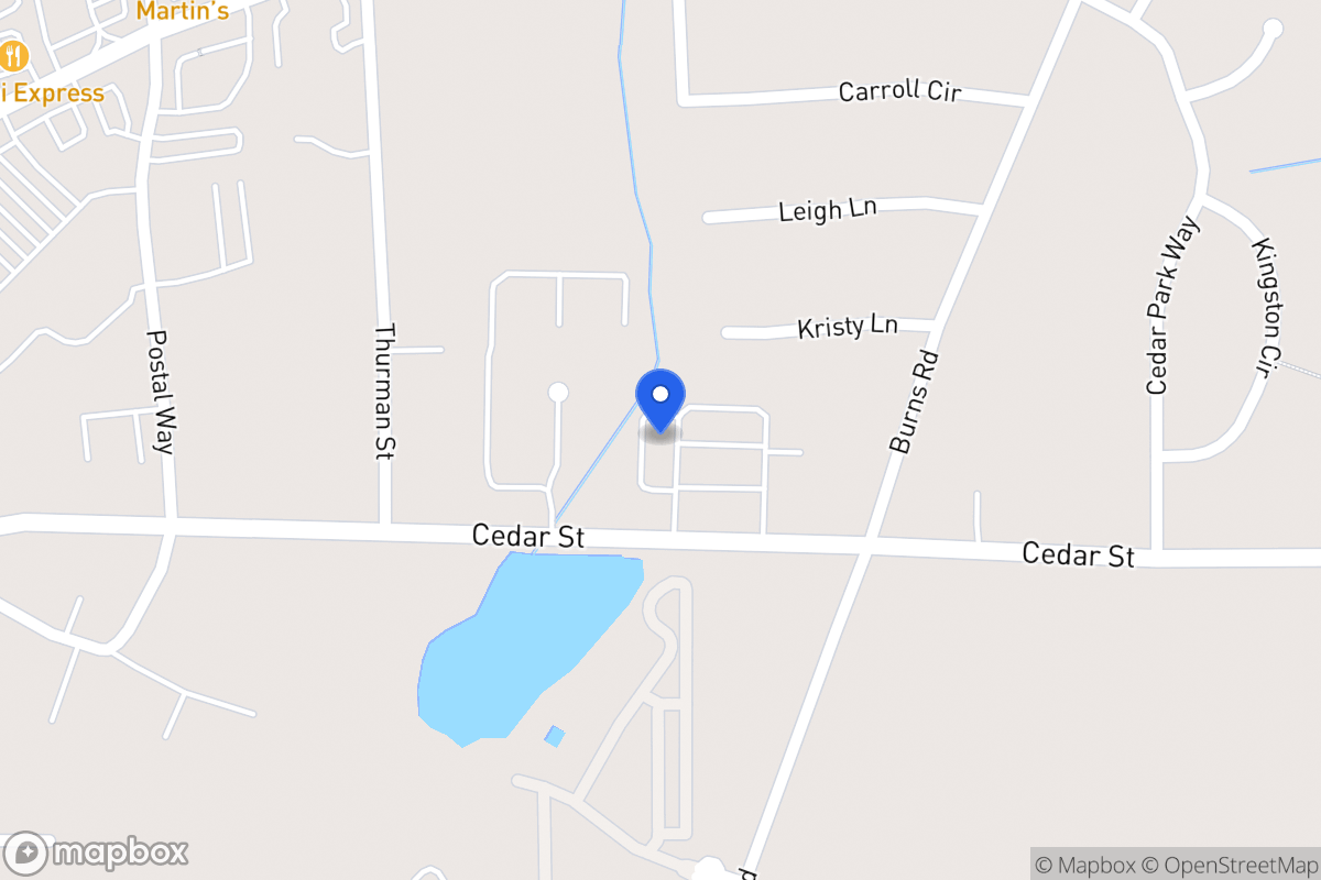 Map of 1170 Cedar St 360