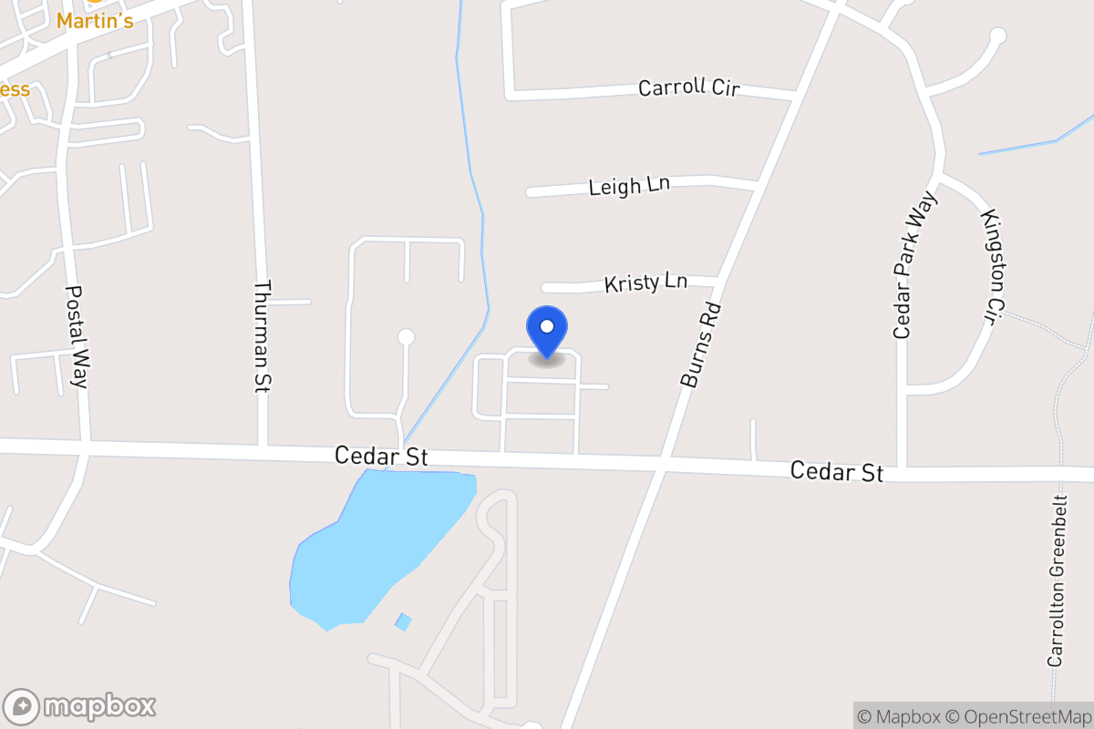Map of 1170 Cedar St 450