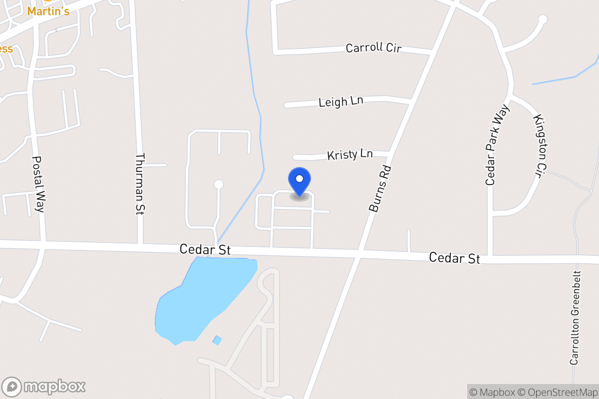 Map of 1170 Cedar St 460