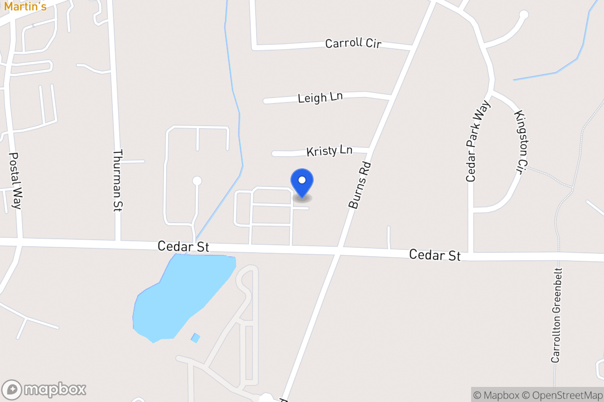 Map of 1170 Cedar St 540