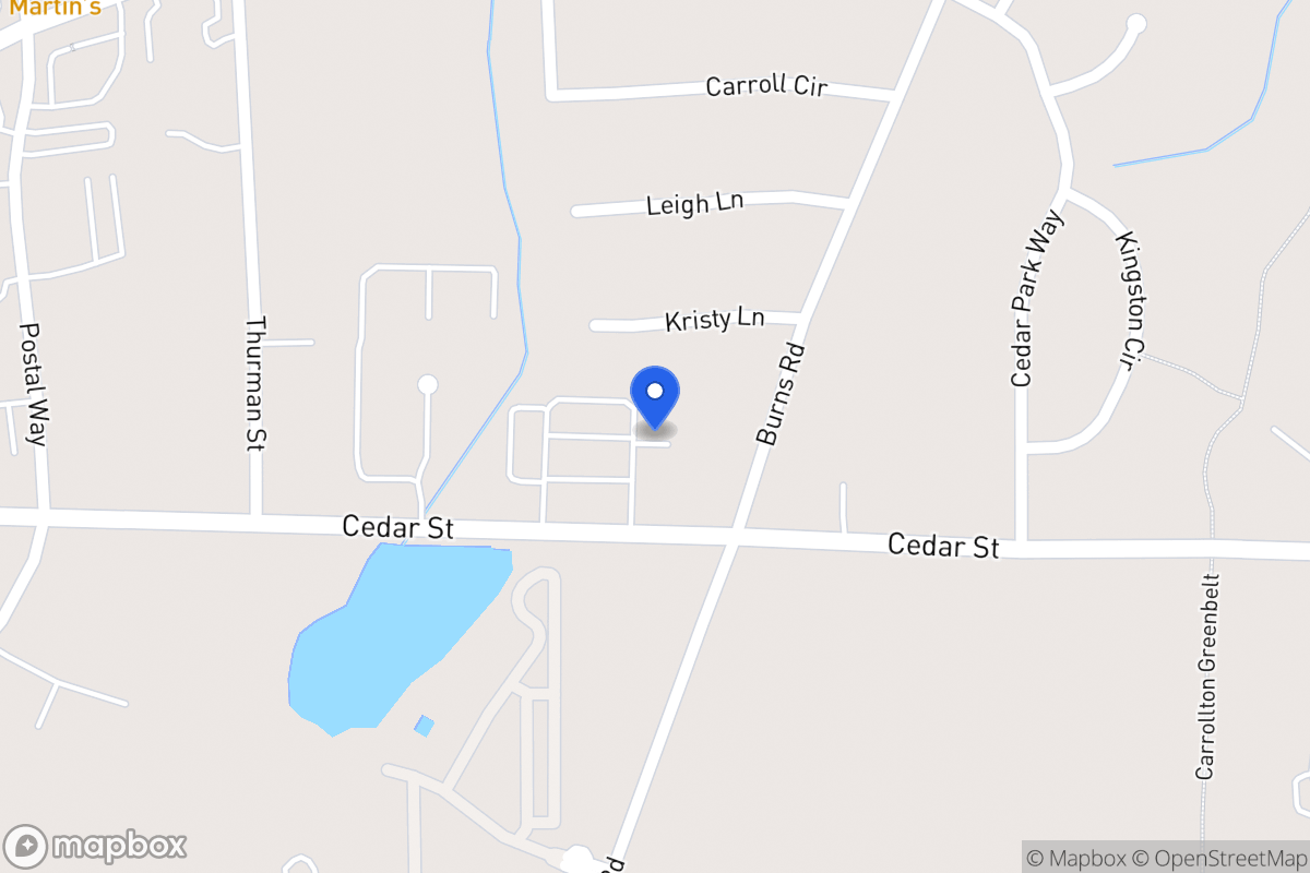 Map of 1170 Cedar St 550