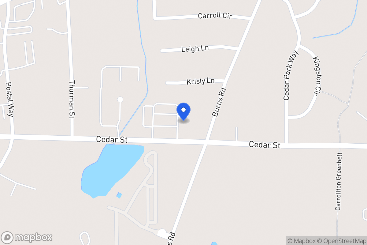 Map of 1170 Cedar St 620