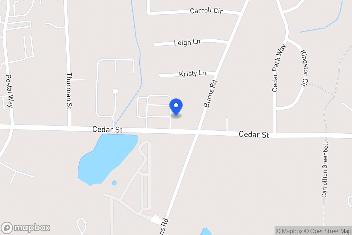 Map of 1170 Cedar St 640