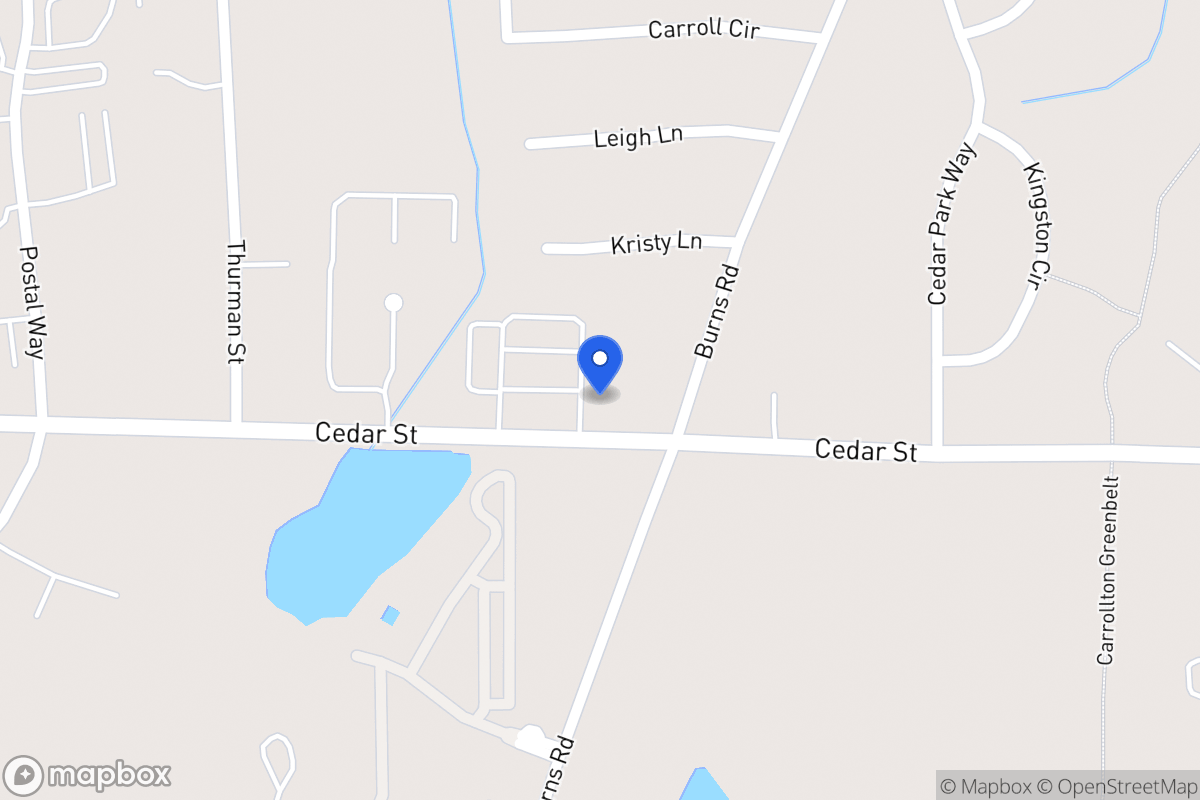 Map of 1170 Cedar St 650