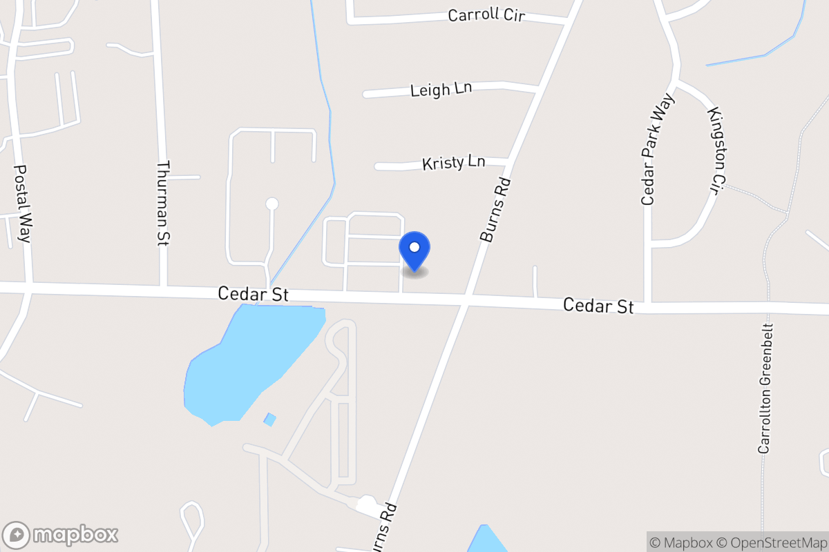Map of 1170 Cedar St 660