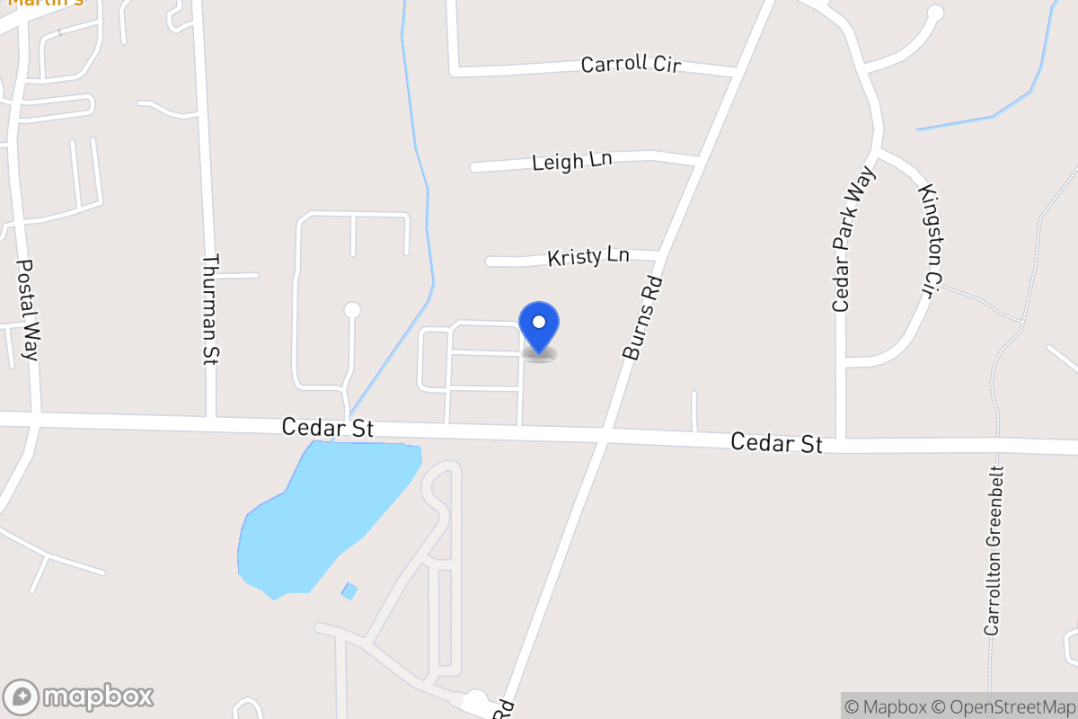 Map of 1170 Cedar St 560