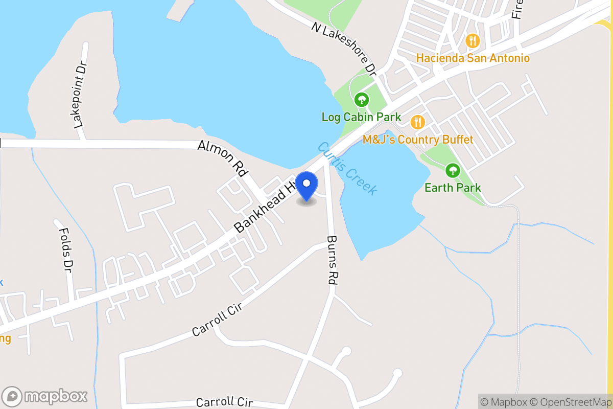 Map of 905 Bankhead Hwy