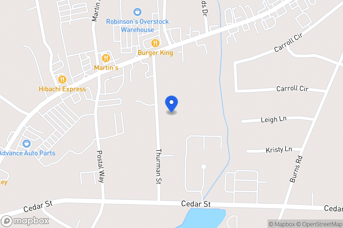Map of 108 A/B Thurman St