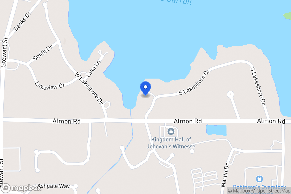 Map of 110 S Lakeshore Dr