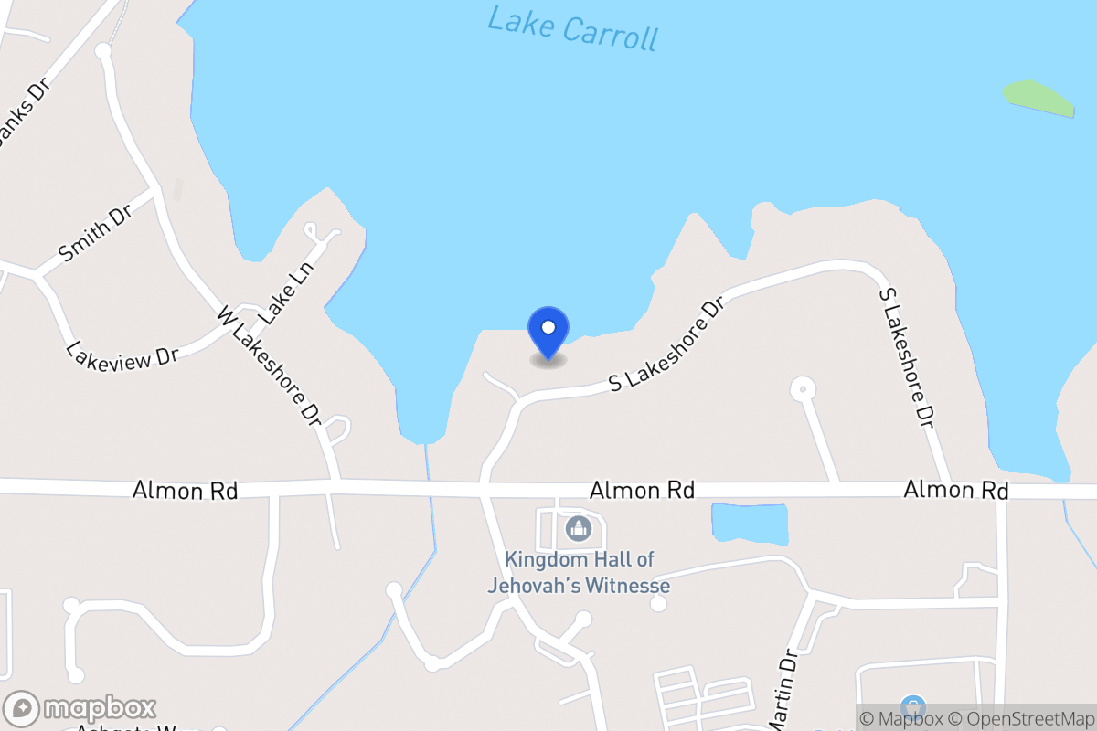 Map of 116 S Lakeshore Dr