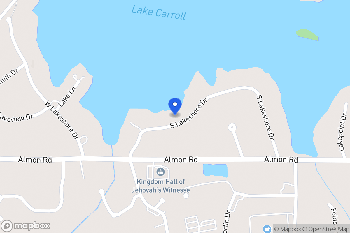 Map of 128 S Lakeshore Dr