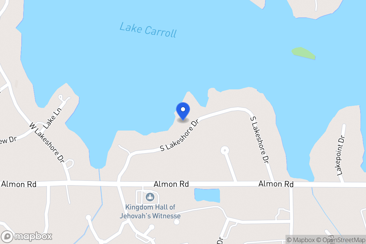 Map of 132 S Lakeshore Dr