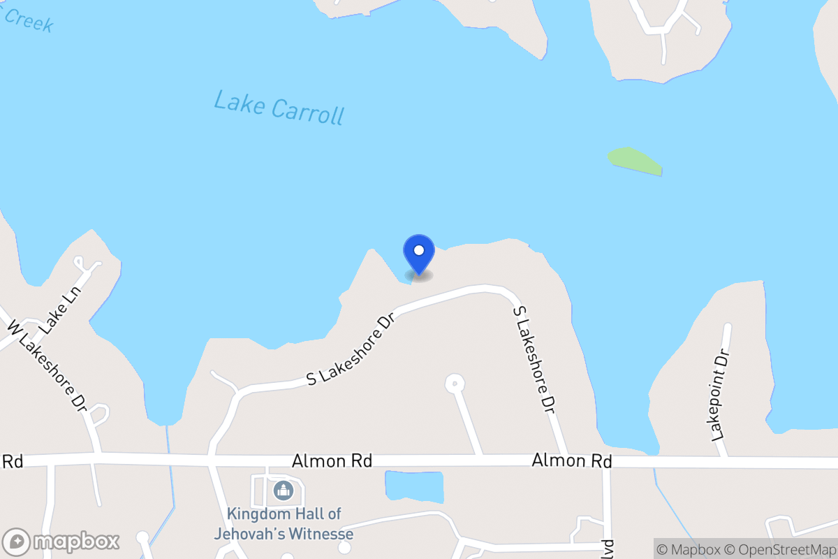 Map of 150 S Lakeshore Dr