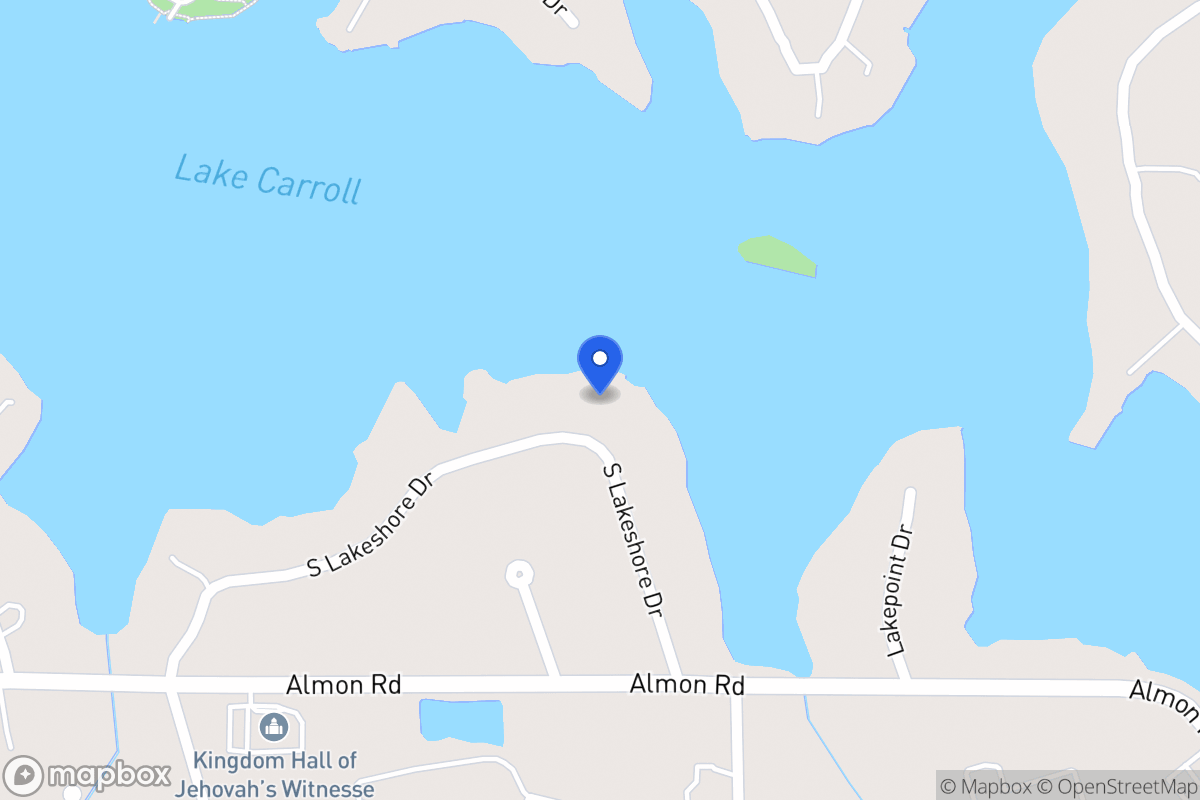 Map of S Lakeshore Dr