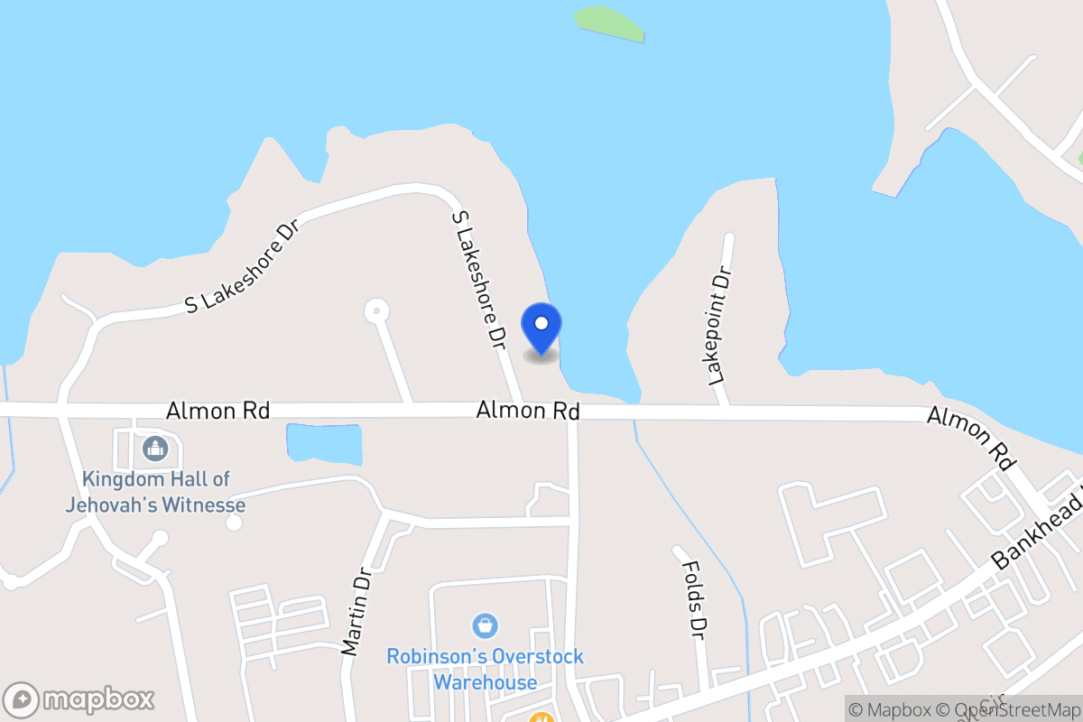 Map of 248 S Lakeshore Dr