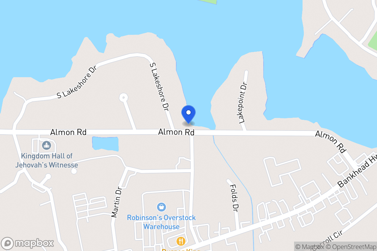 Map of 502 Almon Rd