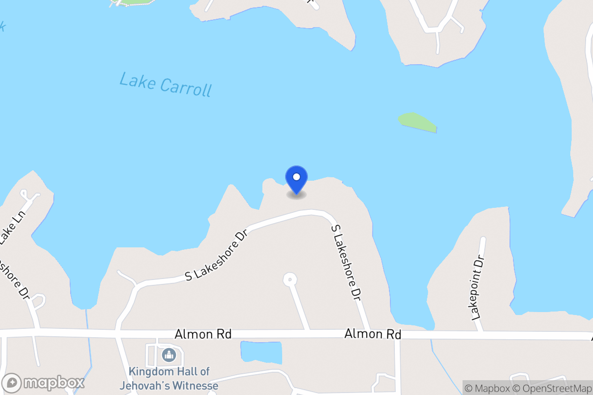 Map of 206 S Lakeshore Dr