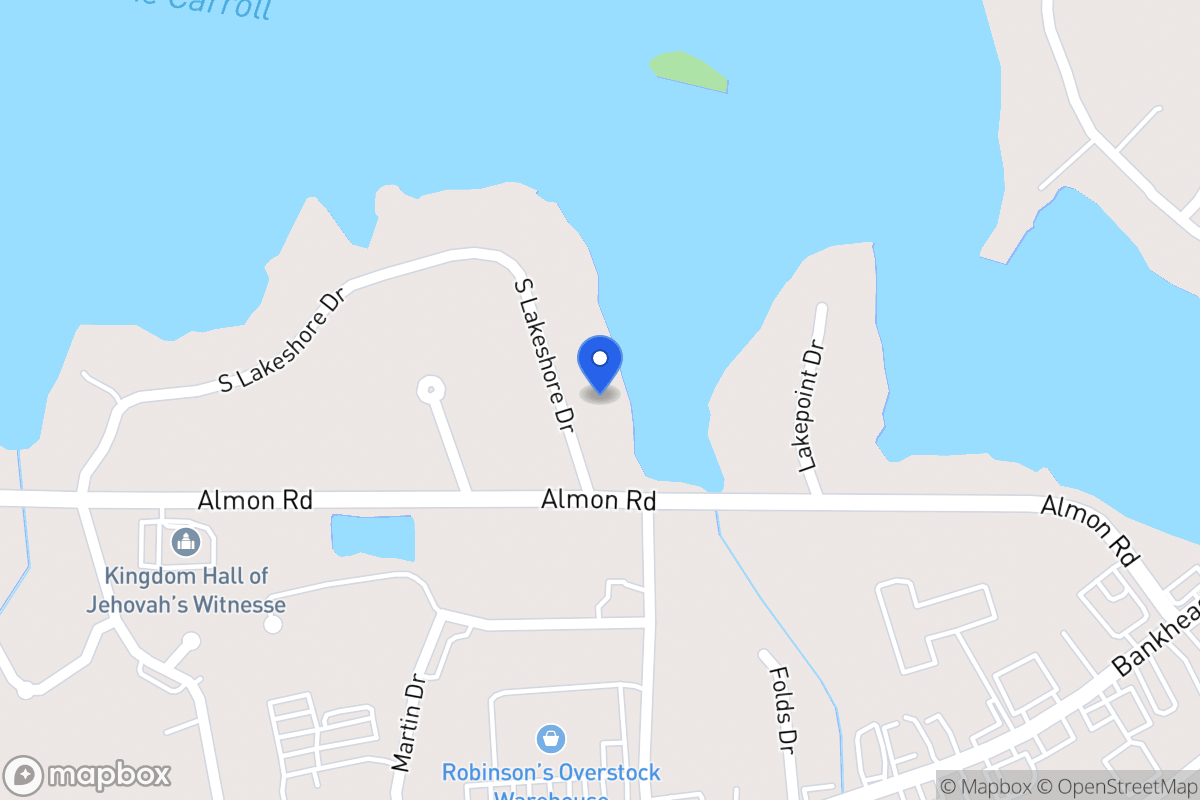 Map of 246 S Lakeshore Dr
