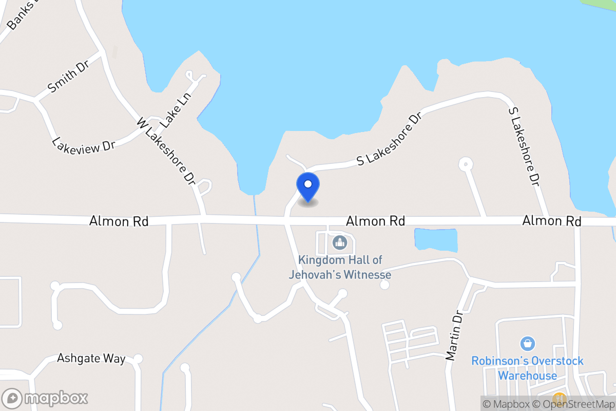 Map of 101 S Lakeshore Dr