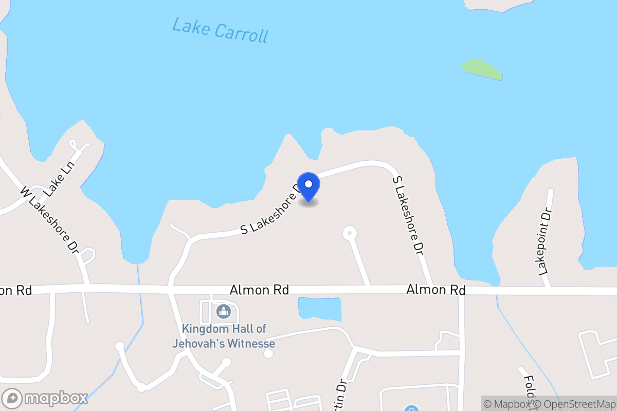 Map of 135 S Lakeshore Dr