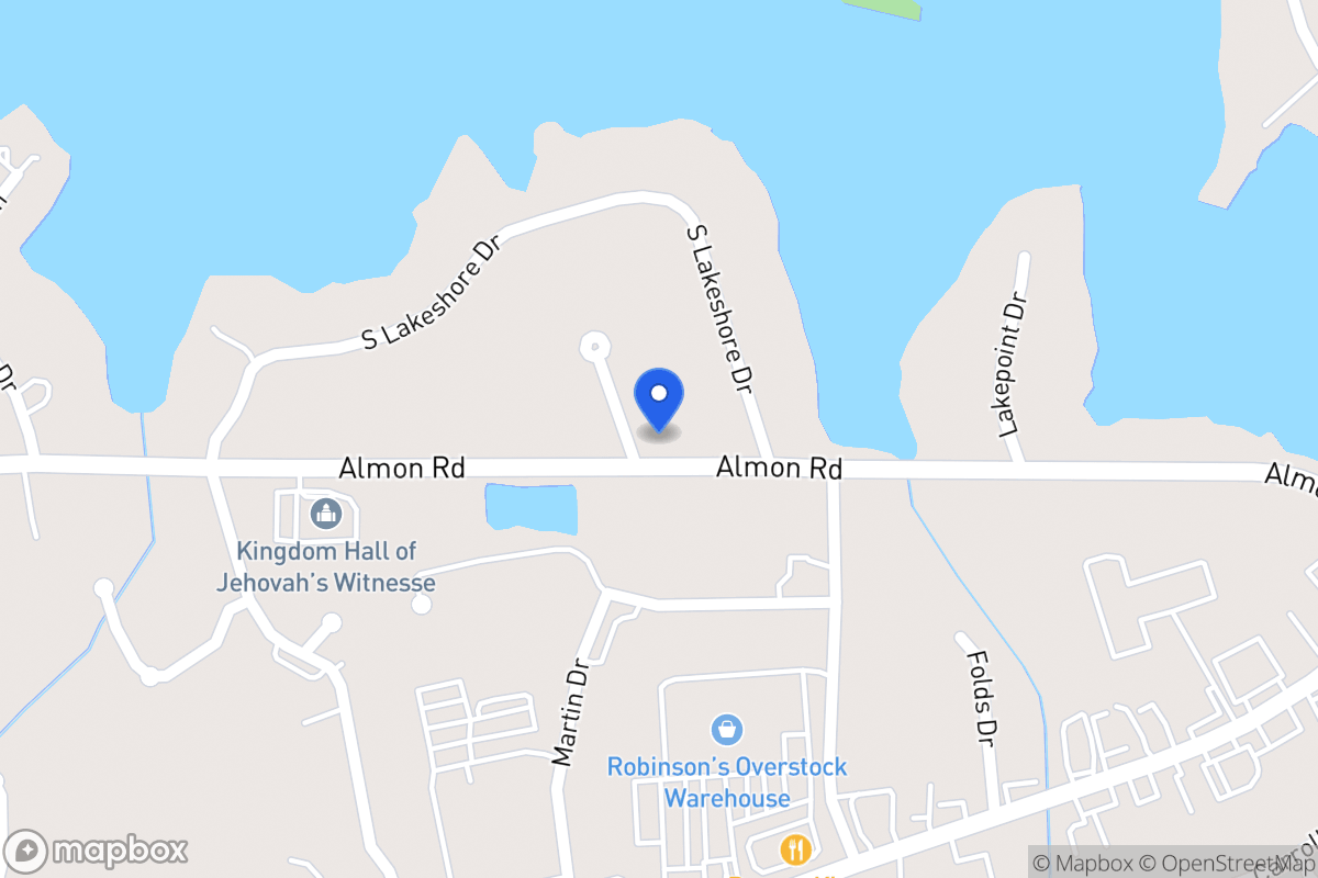 Map of 103 Lakeshore Park Dr