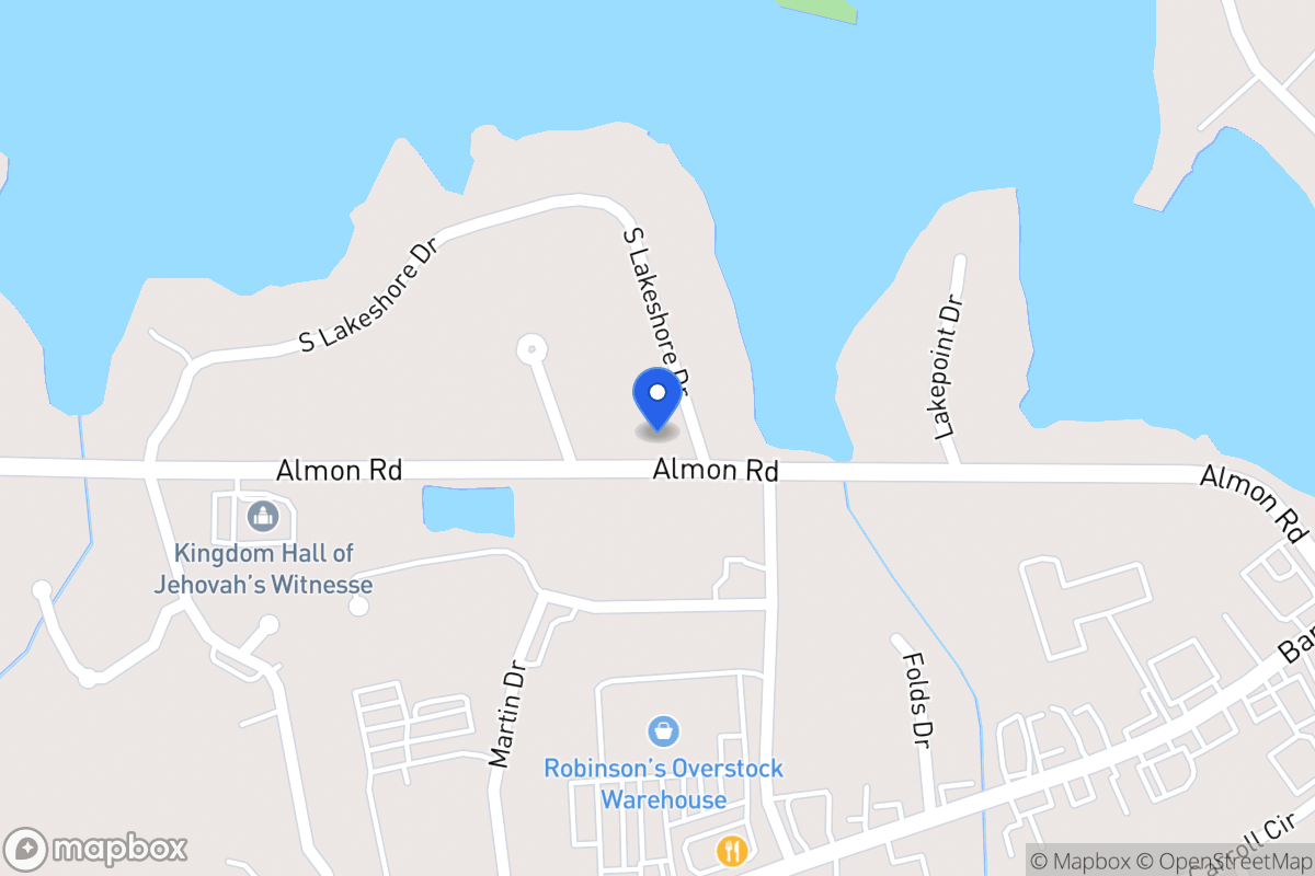 Map of 247 S Lakeshore Dr