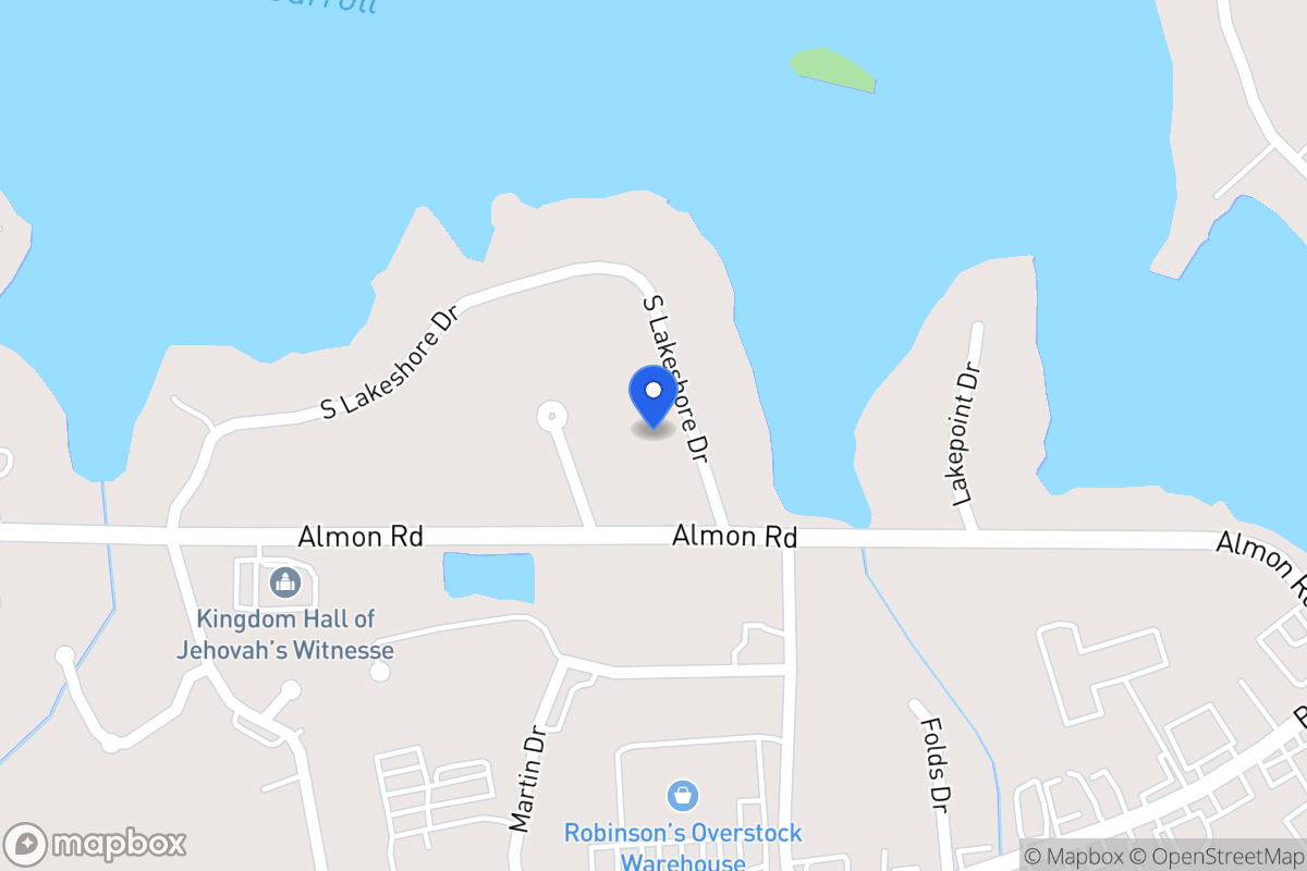 Map of 243 S Lakeshore Dr