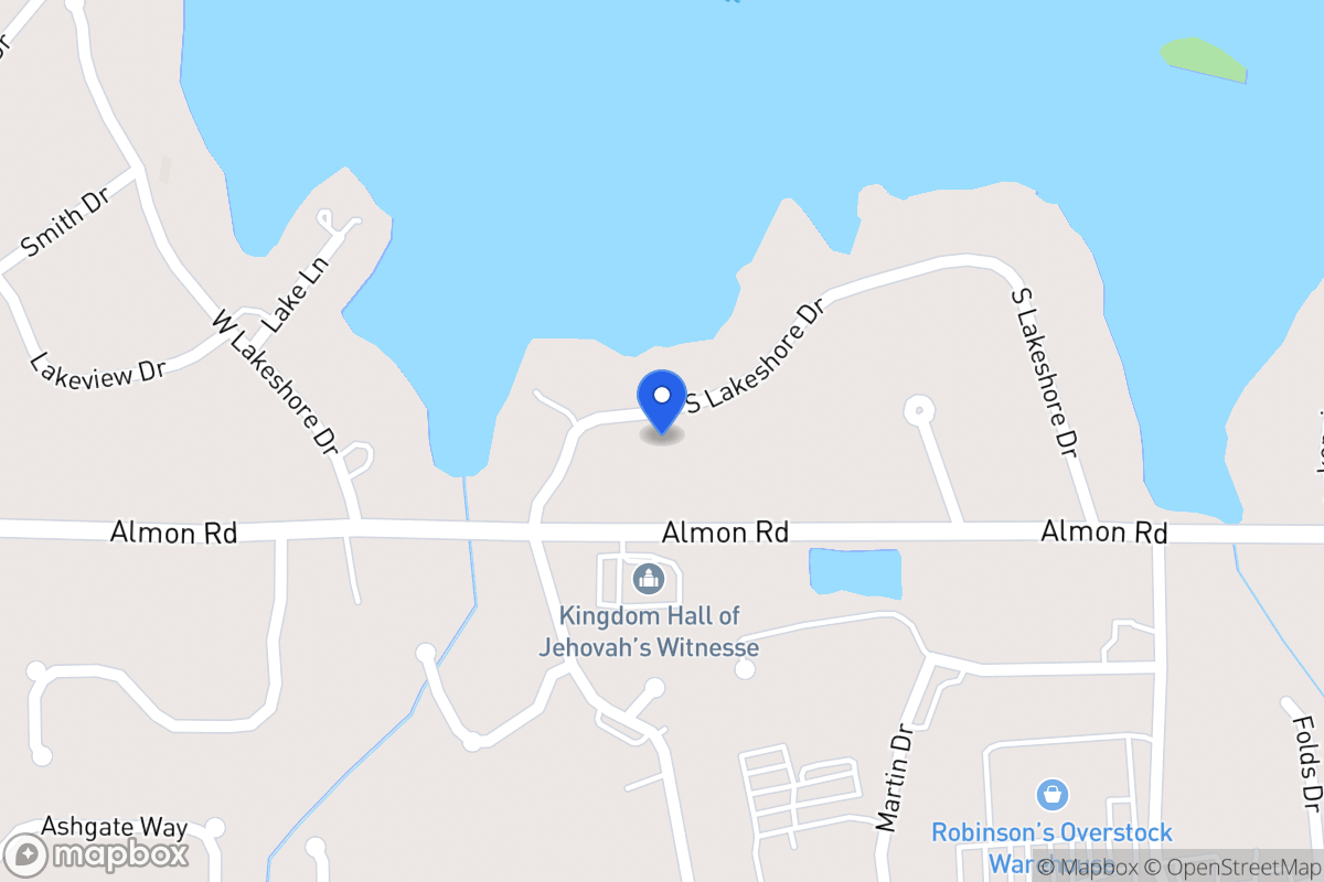 Map of 123 S Lakeshore Dr