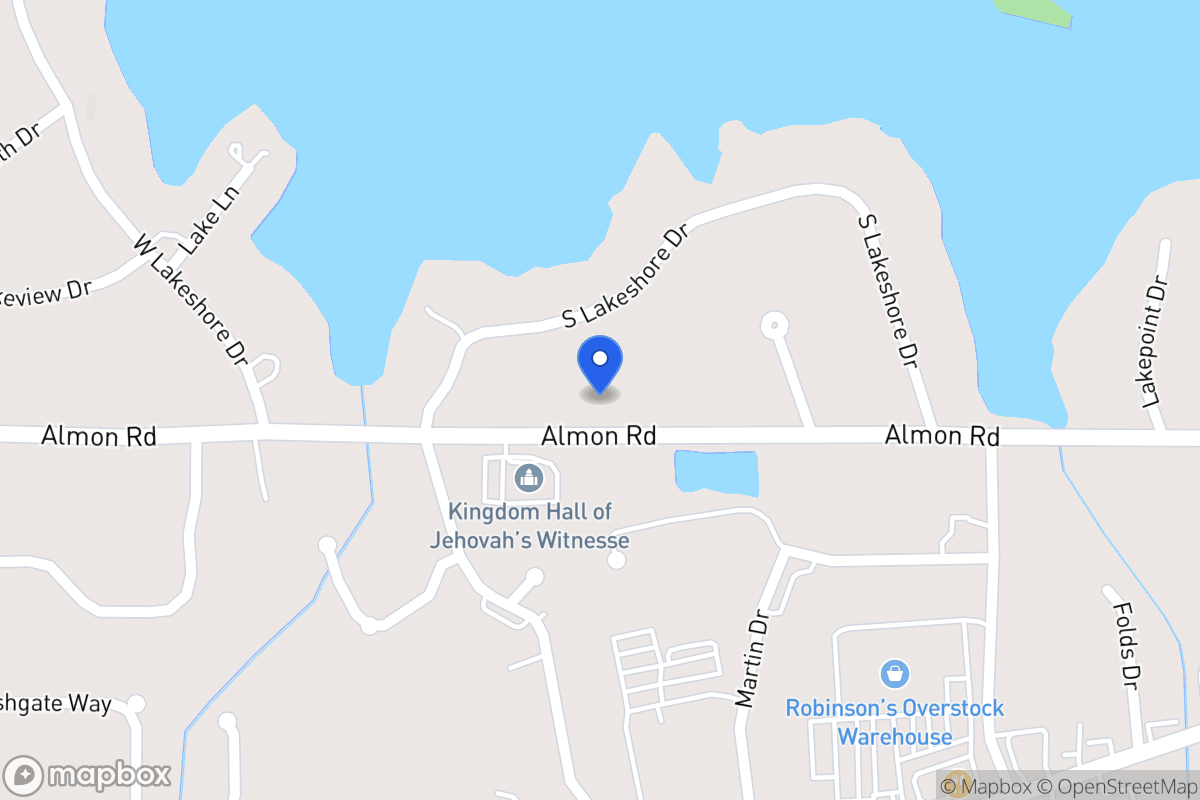 Map of 424 Almon Rd