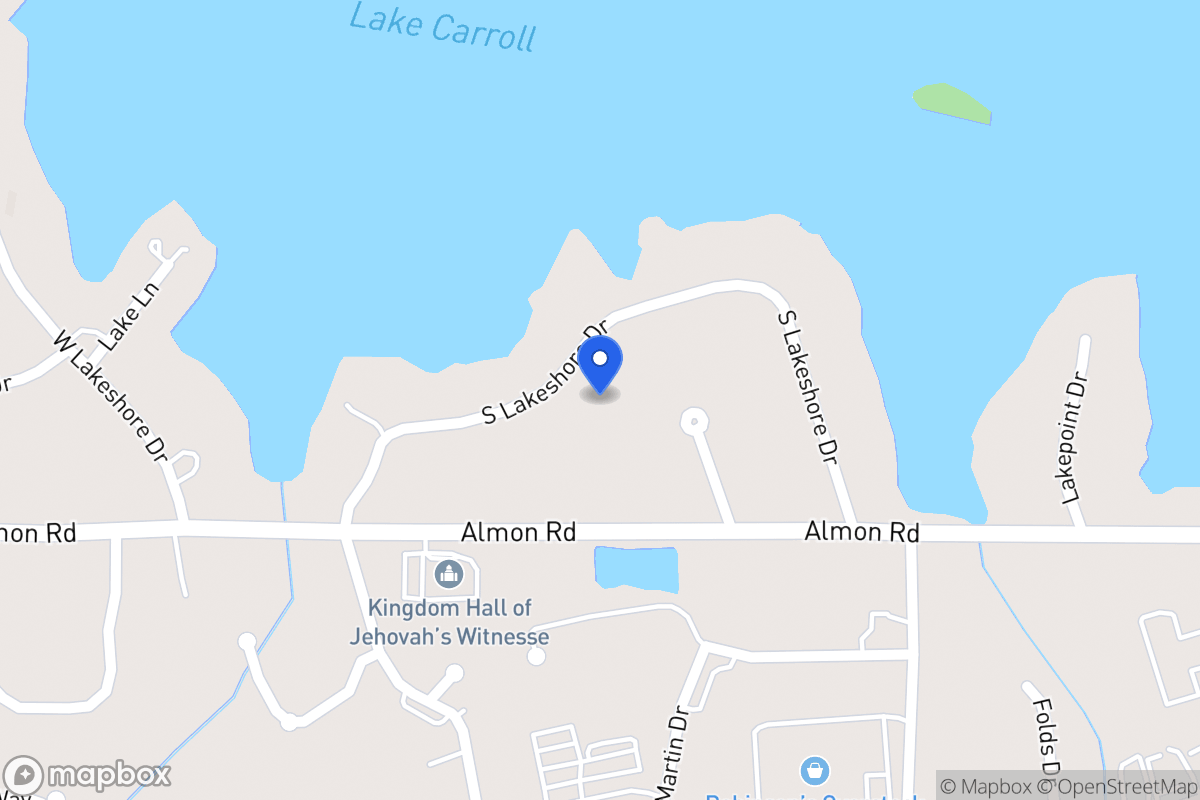 Map of 131 S Lakeshore Dr