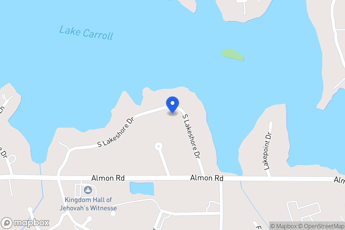 Map of 155 S Lakeshore Dr