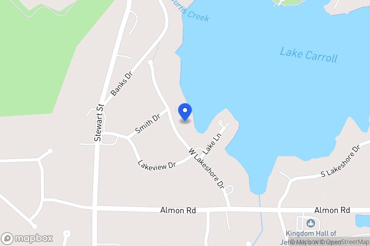 Map of 135 W Lakeshore Dr