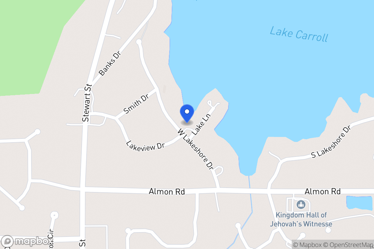 Map of 203 W Lakeshore Dr