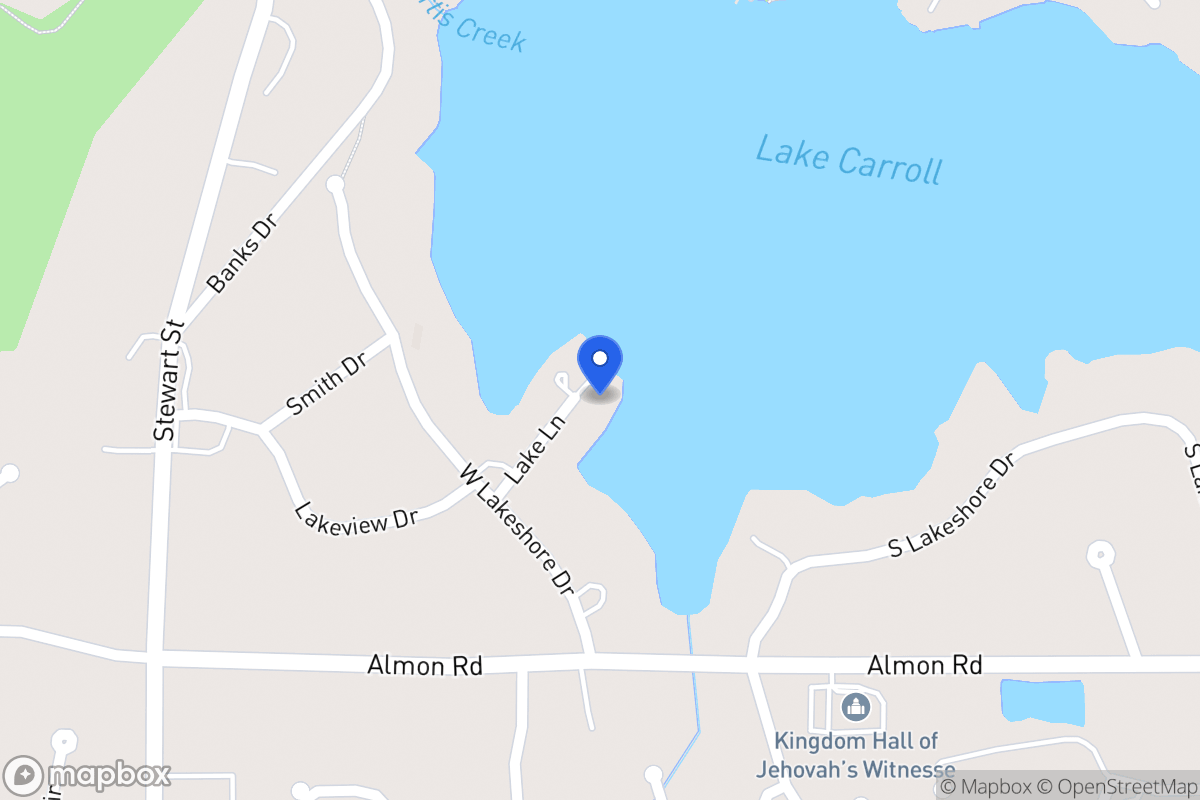 Map of 101 Lake Ln