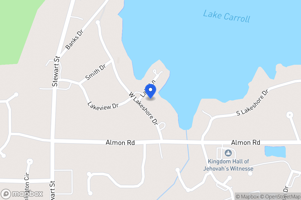 Map of 109 W Lakeshore Dr
