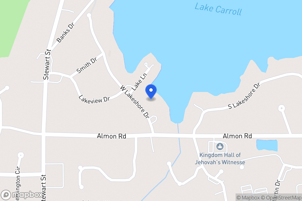 Map of 107 W Lakeshore Dr