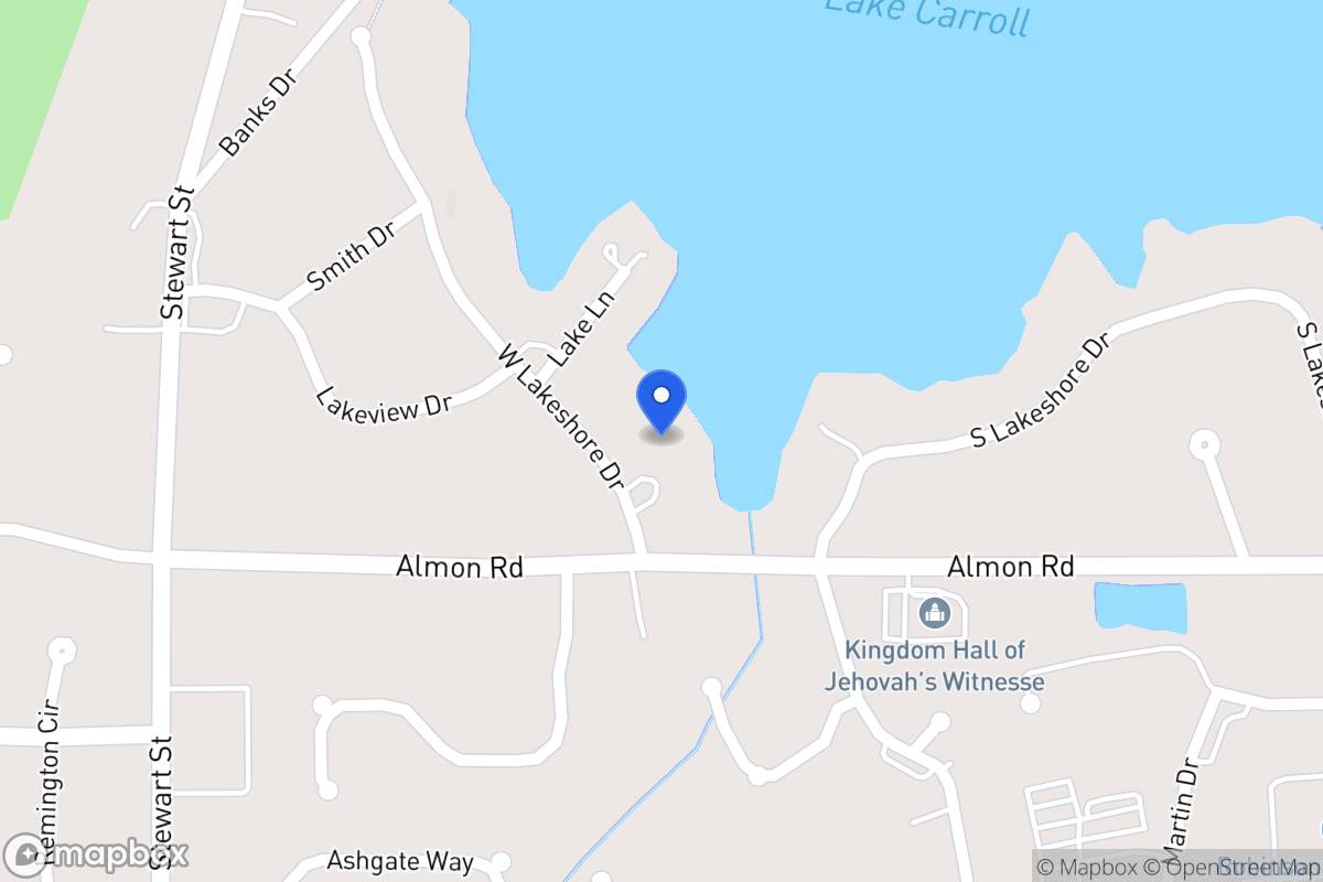 Map of 106 W Lakeshore Dr