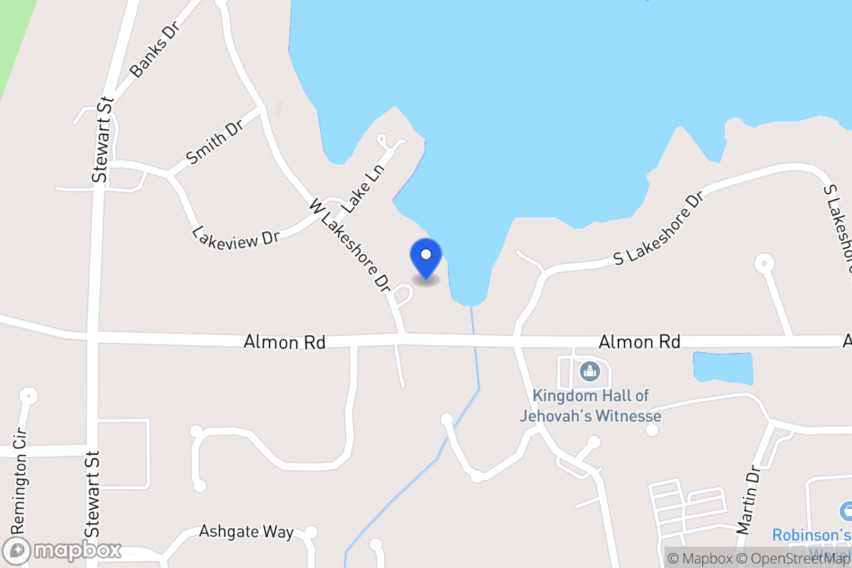 Map of 103 W Lakeshore Dr