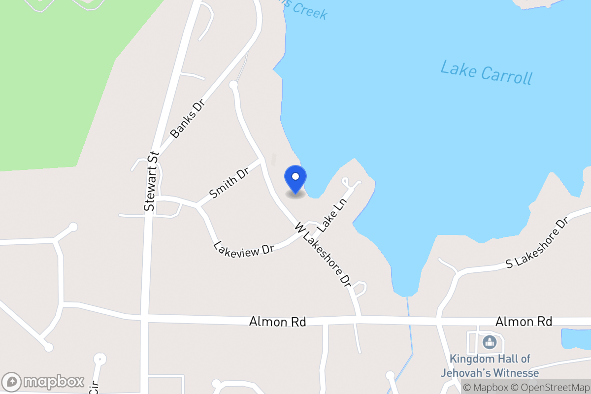 Map of 131 W Lakeshore Dr