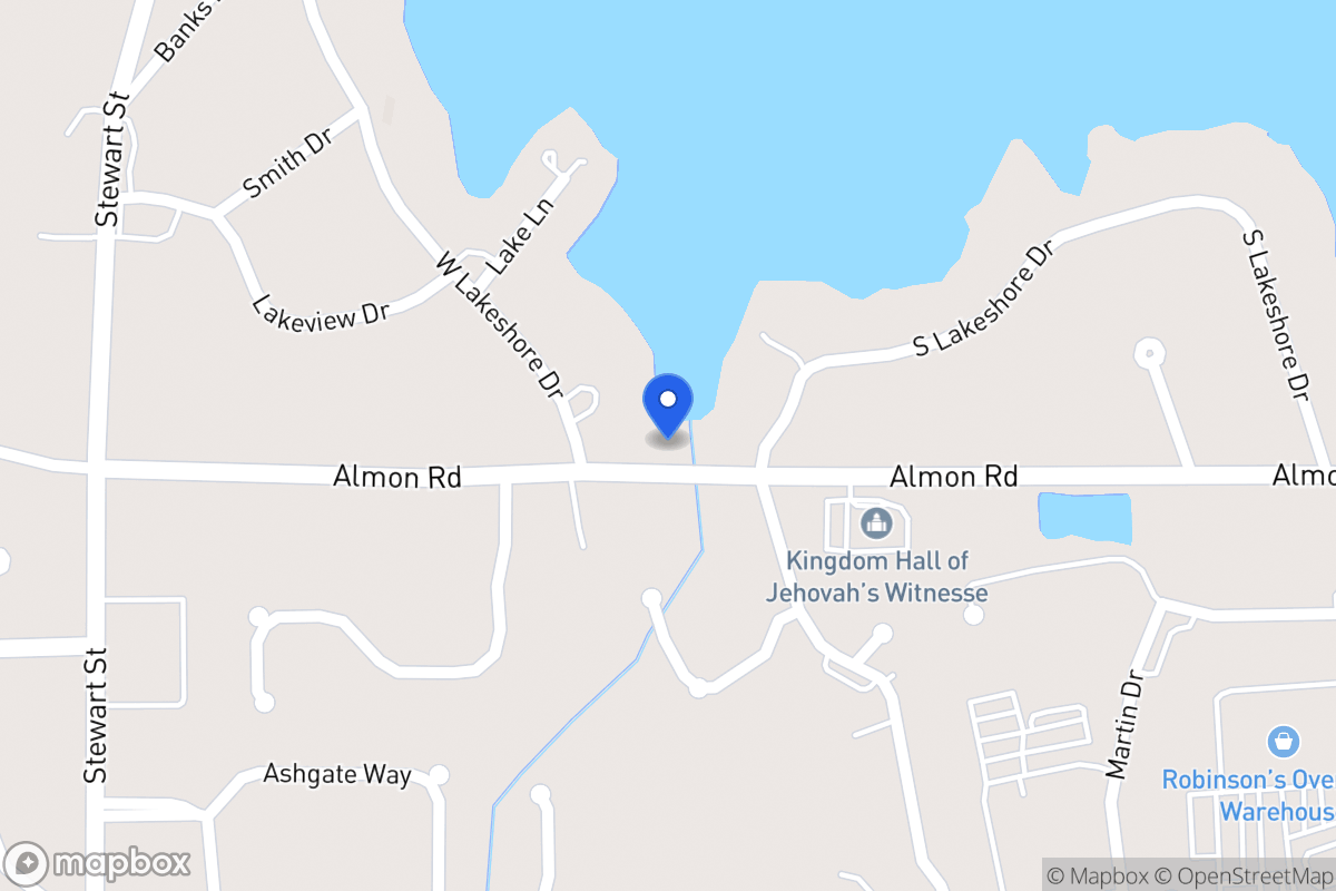 Map of 326 Almon Rd
