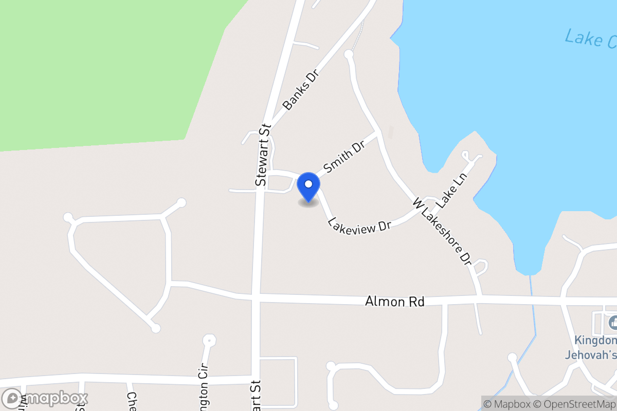 Map of 105 Lakeview Dr