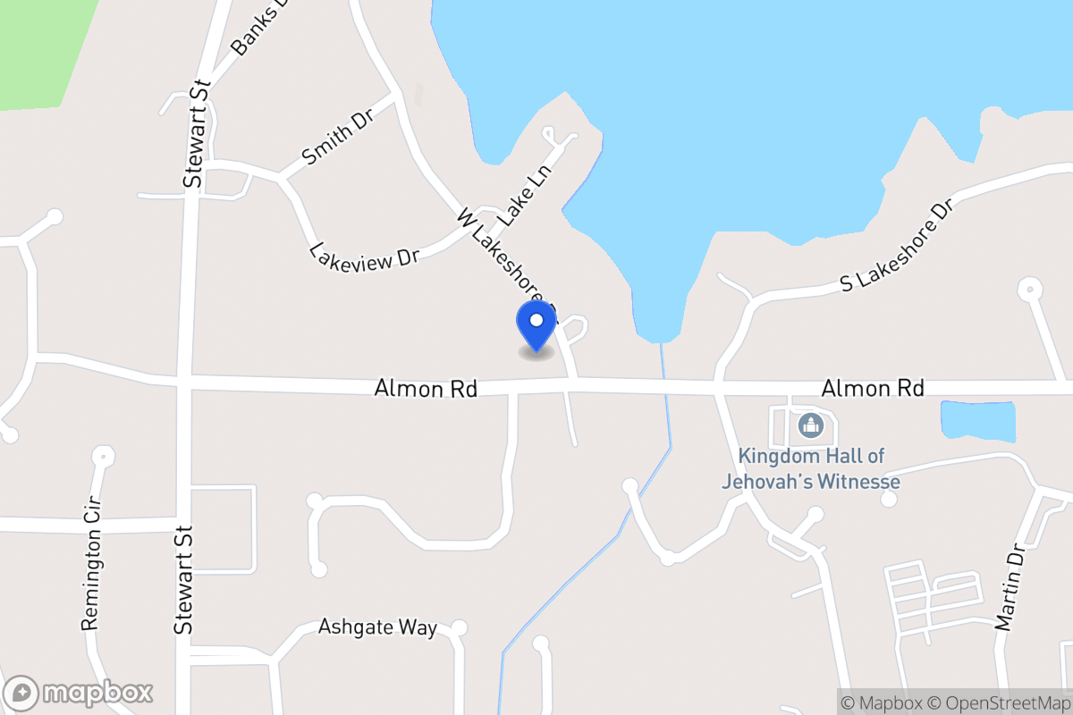 Map of 320 Almon Rd