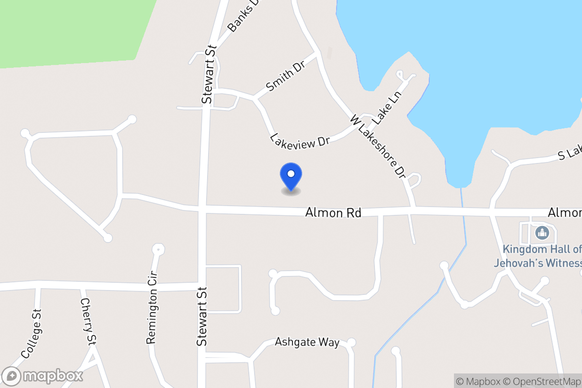 Map of 258 Almon Rd