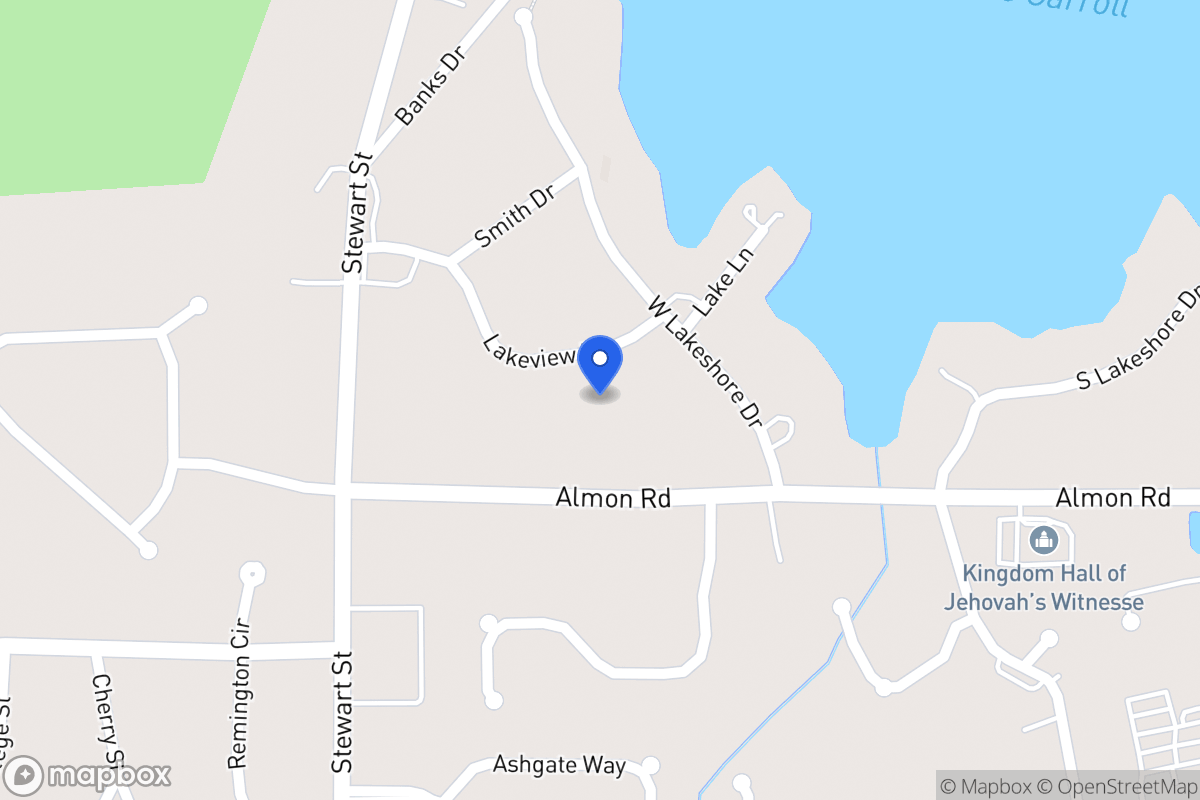 Map of 131 Lakeview Dr