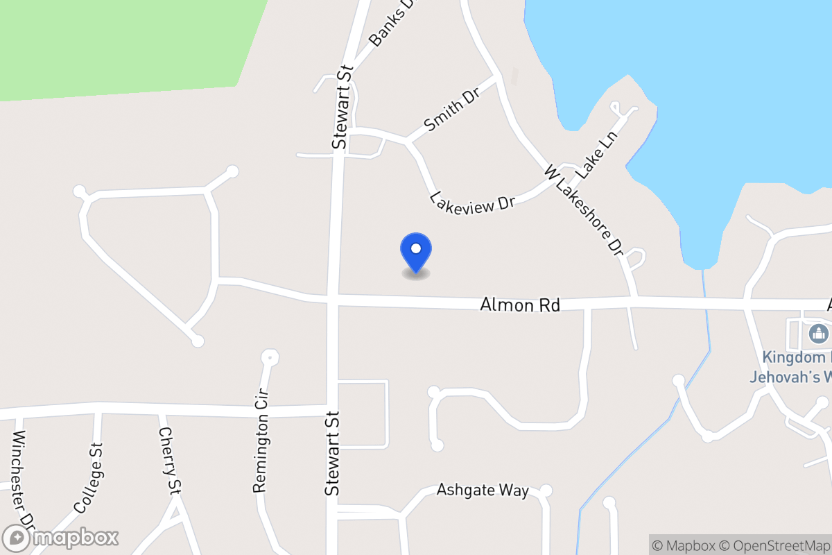 Map of 254 Almon Rd