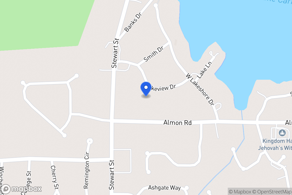 Map of 115 Lakeview Dr