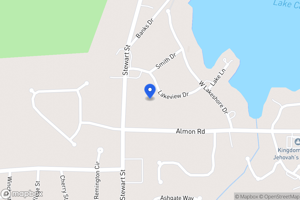 Map of 111 Lakeview Dr